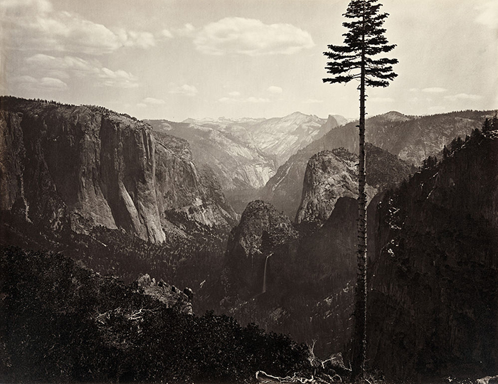 Yosemite Valley, California circa 1865. Photo by Sennett, Tomas, Photographer (NARA record: 8464470) (U.S. National Archives and Records Administration) [Public domain], via Wikimedia Commons