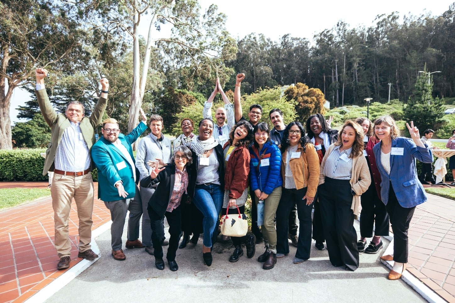 A group photo of guests from the I'll Go If You Go podcast series.