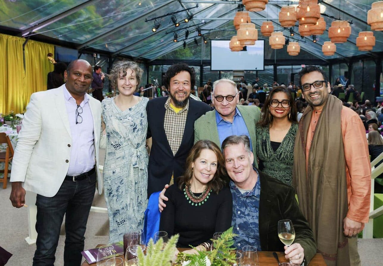 Partygoers at an event