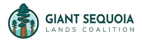 Logo for the Giant Sequoia Lands Coalition