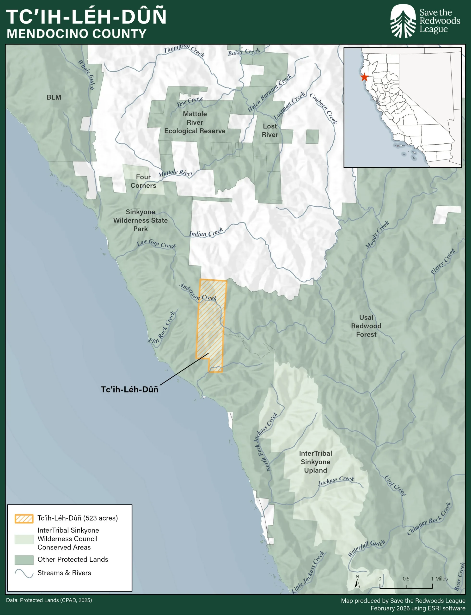 Map of Tcih-Leh-Dun (Fish Run Place)