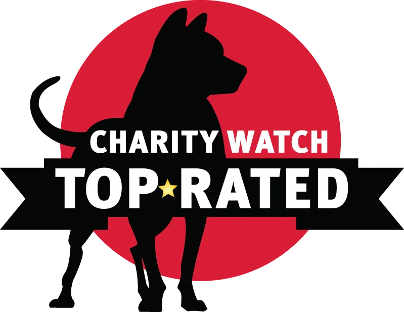 CharityWatch seal top rated logo